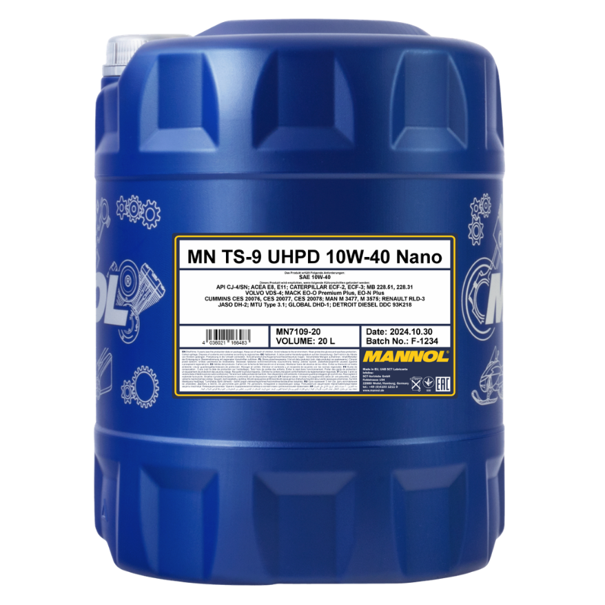 MANNOL TS-9 UHPD 10W-40 Nano 7109